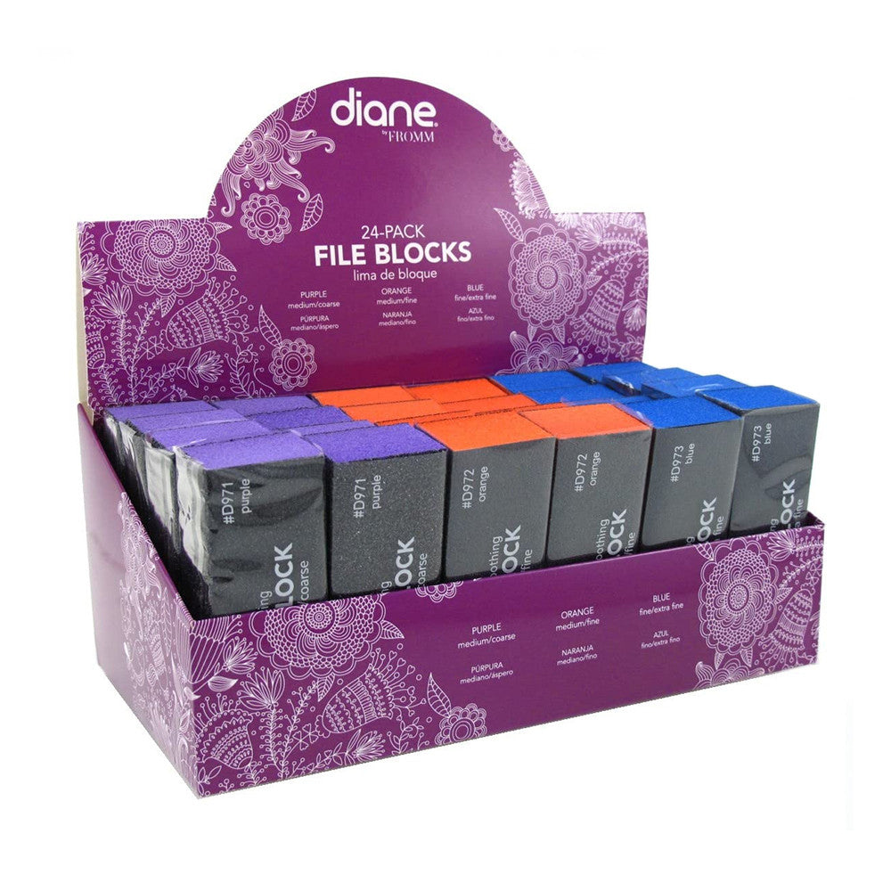 Diane File Blocks Assorted Colors, 24 Ea